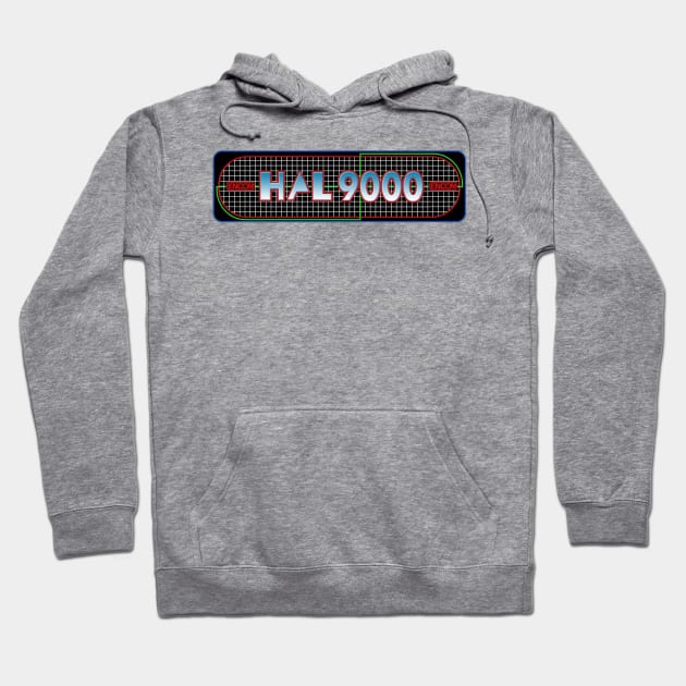 HAL9000 - TRON Video Game Marquee Hoodie by RetroZest